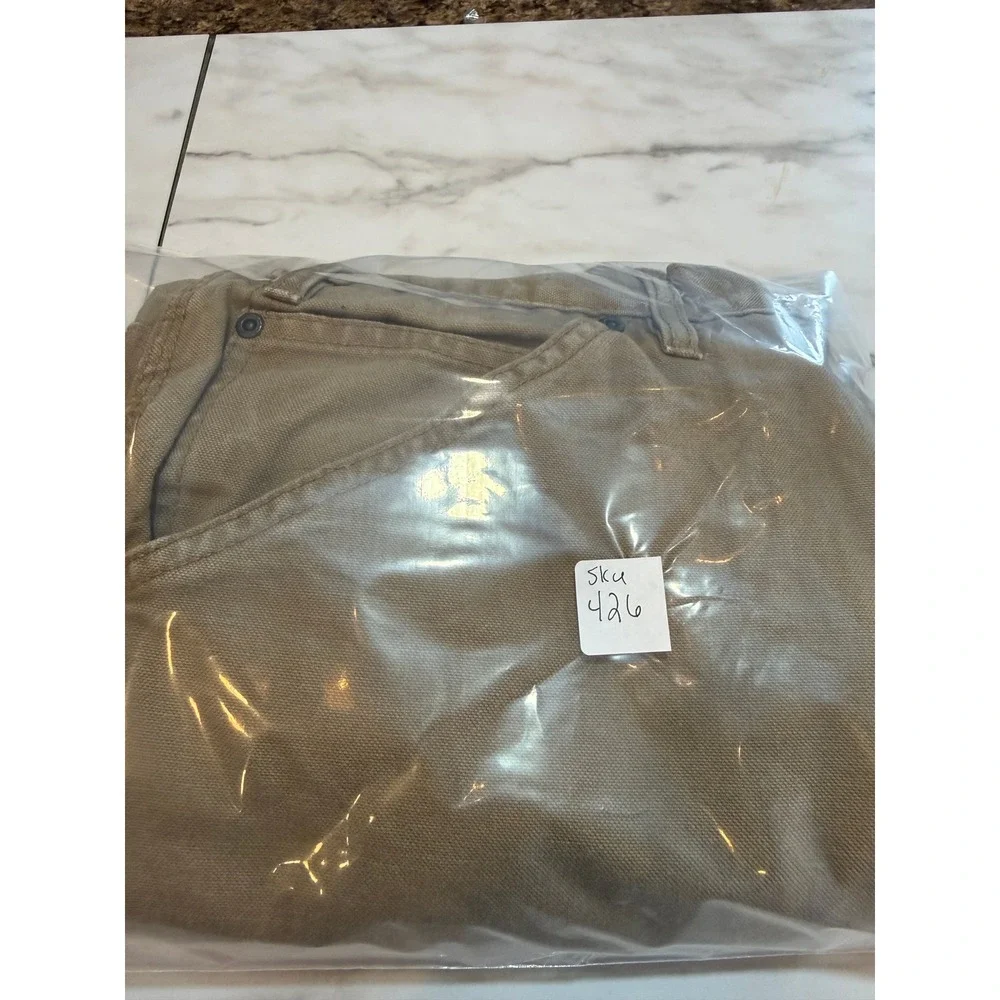 C.E. Schmidt Workwear Carpenter Pants Men's 36x36 Tan Canvas Utility Workwear